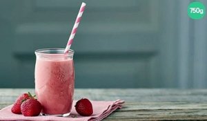 Smoothie fraises et fromage blanc
