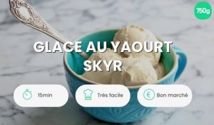 Glace au yaourt Skyr
