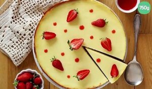 New York cheesecake au coulis de fraises