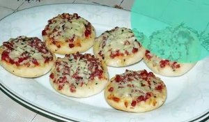 Mini pizzas végétariennes