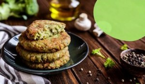 Galette au quinoa, brocoli et champignons