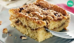 Gâteau crumble à la cannelle