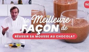 La meilleure façon de faire une mousse au chocolat