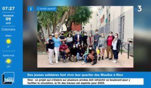 Des jeunes solidaires font vivre leur quartier des Moulins à Nice
