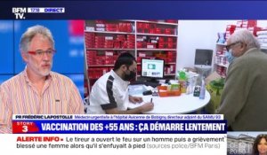 Story 2 : La vaccination des plus de 55 ans démarre lentement - 12/04