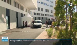Coronavirus: Découvrez le premier "vaccidrive" de France pour se faire vacciner contre le Covid-19 qui a ouvert ce matin près de Montpellier - VIDEO