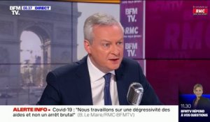 Bruno Le Maire: "Je ferai le maximum pour éviter les faillites dans notre pays"