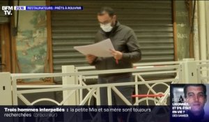 En France, les restaurateurs se préparent en vue de l'éventuelle réouverture de leurs établissements