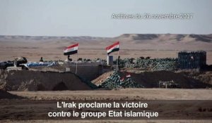 L'Irak annonce "la fin de la guerre" contre l'EI