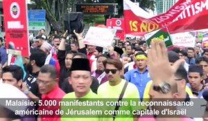 Statut de Jérusalem: manifestations en Malaisie