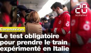 Coronavirus : Le test obligatoire pour prendre le train expérimenté en Italie