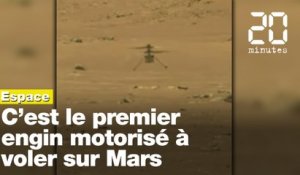 Mars : Premier vol réussi pour le mini-hélicoptère de la Nasa