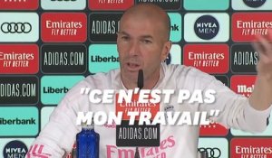 Zidane refuse de parler de la Super League