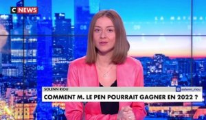 Une étude considère comme "une possibilité non négligeable" la victoire de Marine Le Pen à l'élection présidentielle de 2022: Porosité entre RN et LR, "dédiabolisation", détestation d'Emmanuel Macron...