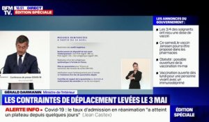 Gérald Darmanin: "Avant l'embarquement, les passagers devront déclarer le lieu dans lequel ils effectueront leur quarantaine en France"