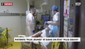 Coronavirus - Submergée par la troisième vague de Covid-19, la réanimation de l'Institut Mutualiste Montsouris à Paris accueille des patients de plus en plus jeunes, avec une forme grave du virus
