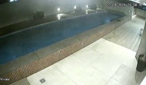 Une piscine s'effondre dans un garage souterrain