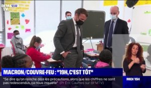"19h, c'est tôt": la petite phrase d'Emmanuel Macron à une élève concernant l'heure du couvre-feu