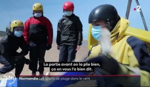 Normandie : pratique des sports de voile sur les plages du débarquement