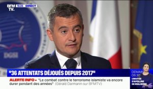 Gérald Darmanin: "Cela fait neufs attentats de suite où les personnes qui ont commis des actes terroristes ne sont fichés dans aucun de nos fichiers"