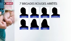 7 brigades rouges arrêtés
