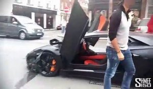 Il détruit sa Lamborghini en grillant une priorité... Petit constat couteux