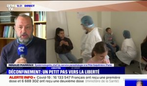 Renaud Piarroux: "La couverture vaccinale n'est pas encore suffisante pour assurer un contrôle de l'épidémie sans les mesures actuellement en place"
