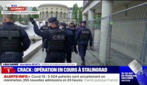 Crack à Paris: une opération de police en cours dans le quartier Stalingrad