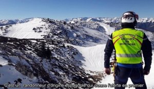 Hautes-Pyrénées- Emporté par une avalanche, il est localisé grâce à son téléphone