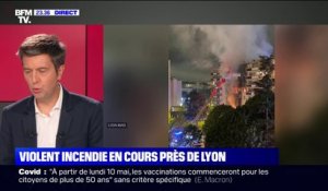 Rhône: violent incendie en cours à Sainte-Foy-lès-Lyon, 70 à 80 pompiers mobilisés