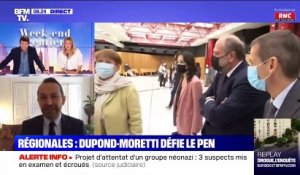 Régionales: Dupond-Moretti défie Le Pen - 08/05