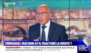Éric Ciotti: "Si Emmanuel Macron veut faire battre Xavier Bertrand, c'est qu'il a peur de lui"