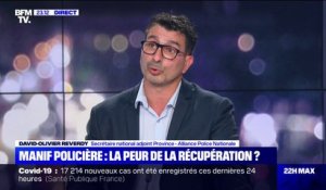 David-Olivier Reverdy (Alliance): Si Eric Dupond-Moretti vient à la manifestation, il aura un "accueil digne de son comportement vis-à-vis" de la police