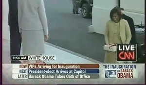 INVESTITURE OBAMA – À 15h50, Obama accueilli par Bush à la M