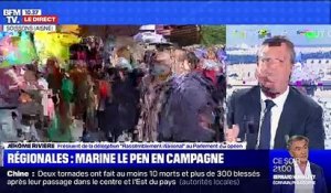 Régionales: Marine Le Pen en campagne - 15/05
