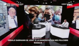 Gérald Darmanin se joint à la manifestation des policiers - 18/05