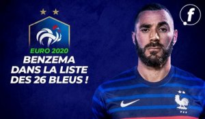 Benzema dans la liste des 26 Bleus pour l'Euro !