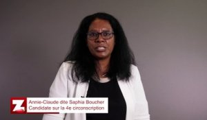 Législatives 2022 : Le programme d'Annie-Claude Dite Saphia Boucher (4e circonscription)