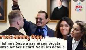 Johnny Depp a gagné son pro@cès contre Amber Heard