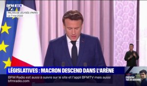 Législatives: Emmanuel Macron descend dans l'arène