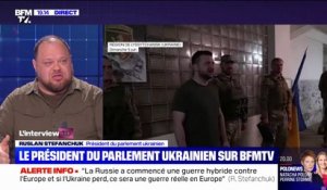 Ruslan Stefanchuk, le président du parlement ukrainien annonce que l'Ukraine "ne renoncera pas à sa souveraineté, ni à ses territoires"