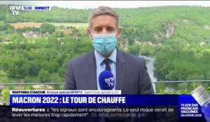 Emmanuel Macron démarre son "tour de France" dans le Lot