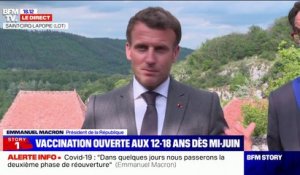 Emmanuel Macron: "En 2021, les vacances, c'est en France"