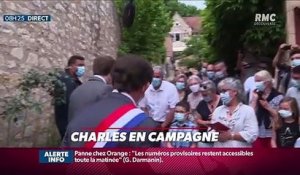 Charles en campagne : Déplacement d'Emmanuel Macron dans le Lot - 03/06
