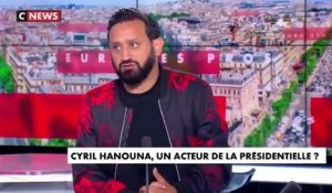 Cyril Hanouna : "J’aimerais qu’on fasse une grosse émission politique en prime time avec les grandes figures du groupe et tous les candidats à la présidentielle" - VIDEO