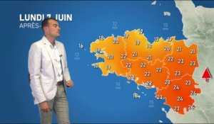 Bulletin meteo pour le lundi 7 juin 2021