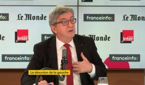 Deux gauches irréconciliables ? "L'union de la gauche fait obstacle à l'union populaire", lance Jean-Luc Mélenchon