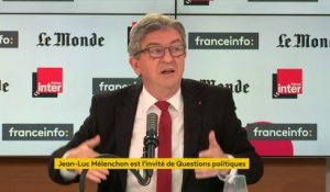 Présidentielle 2022 : "Je ferai, si la question se pose, comme la dernière fois, je dirai 'Il ne faut pas voter pour l'extrême-droite'", lance Jean-Luc Mélenchon