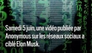 Elon Musk pris pour cible par Anonymous