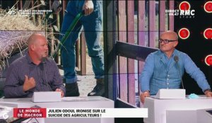 Le monde de Macron : Julien Odoul ironise sur le suicide des agriculteurs ! - 08/06